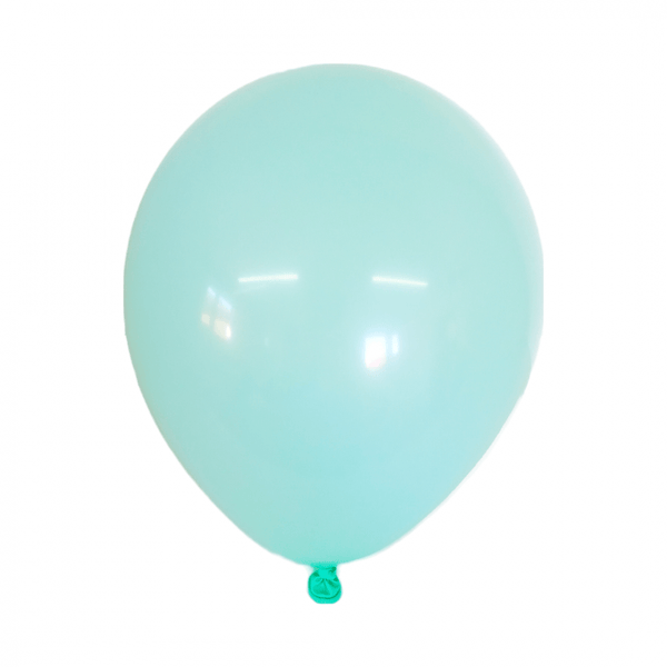 Set 100 baloane latex 26 cm Macarons Turcoaz deschis NR. 7 - ROC BAL2