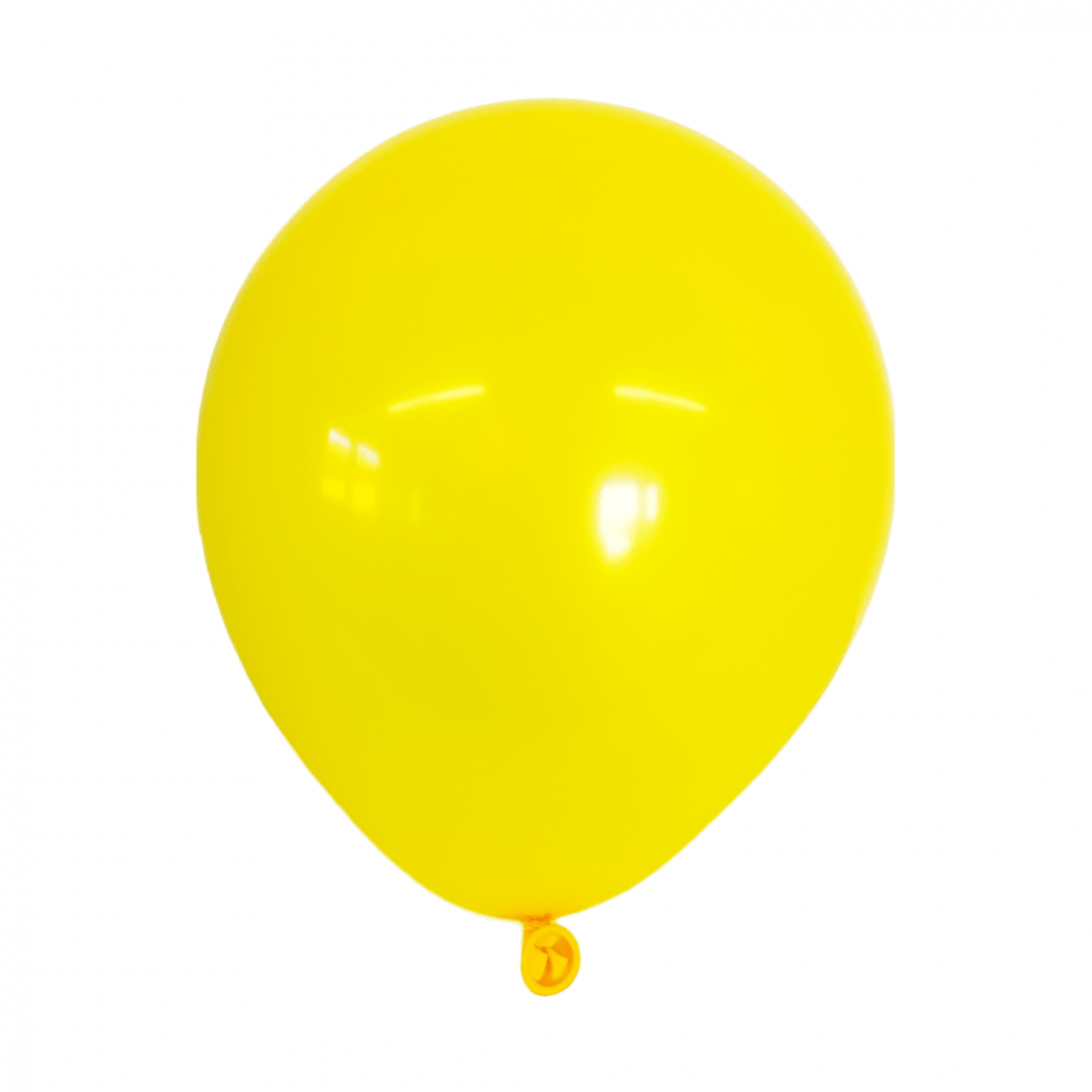 Set 100 baloane latex 26 cm Matte Galben NR. 15 - ROC BAL2