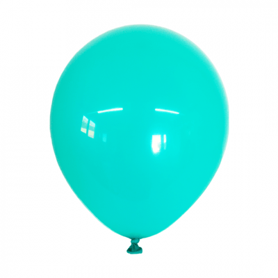 Set 100 baloane latex 26 cm Matte Turcoaz NR. 19 - ROC BAL2