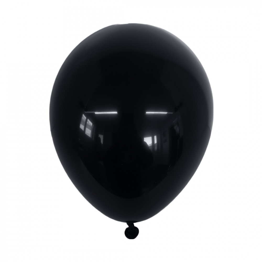 Set 100 baloane latex 26 cm Matte Negru, NR. 29 - ROC BAL2