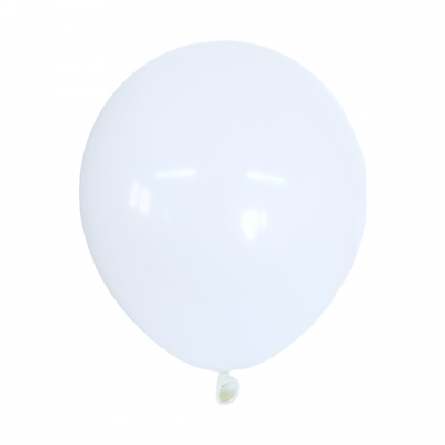Set 100 baloane latex 26 cm Matte Alb, NR. 35 - ROC BAL2
