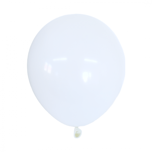 Set 100 baloane latex 26 cm Matte Alb, NR. 35 - ROC BAL2