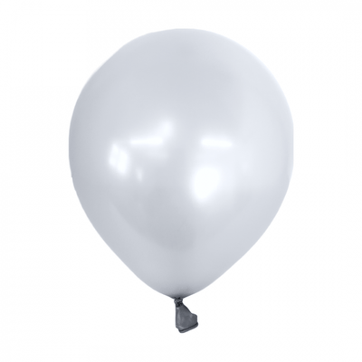 Set 100 baloane latex 26 cm Matte Argintiu, NR. 37 - ROC BAL2