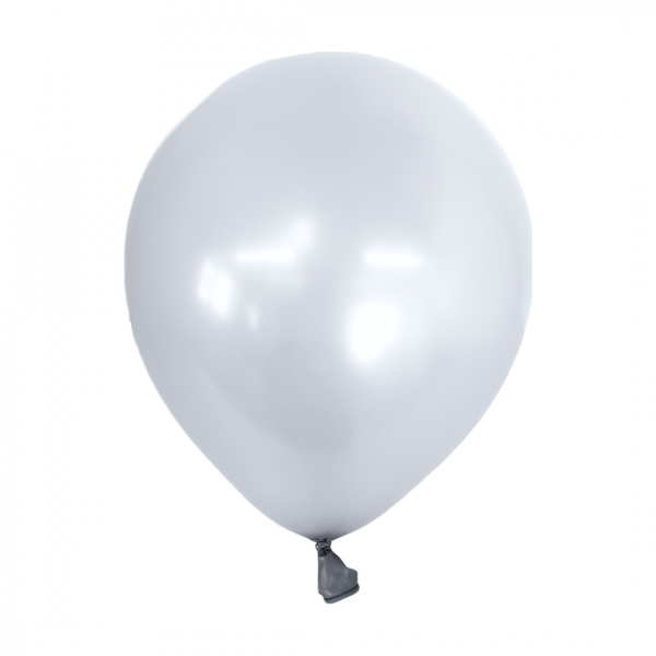 Set 100 baloane latex 26 cm Matte Argintiu, NR. 37 - ROC BAL2