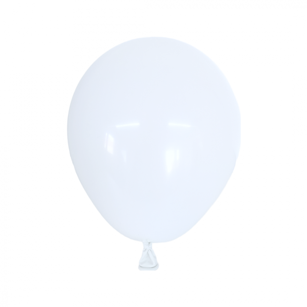 Set 200 baloane latex 13 cm Matte Alb, NR. 12 - ROC BAL1