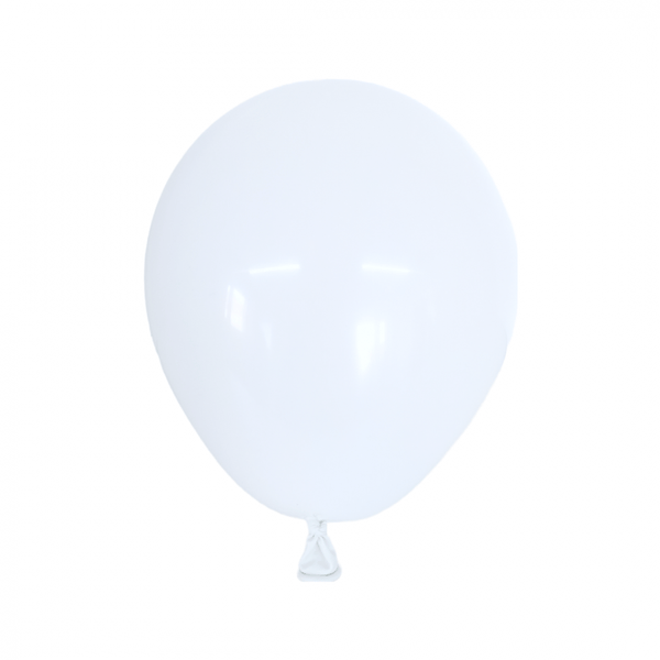 Set 200 baloane latex 13 cm Matte Alb, NR. 12 - ROC BAL1