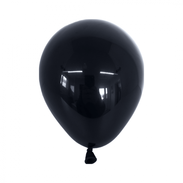 Set 200 baloane latex 13 cm Matte Negru, NR. 13 - ROC BAL1