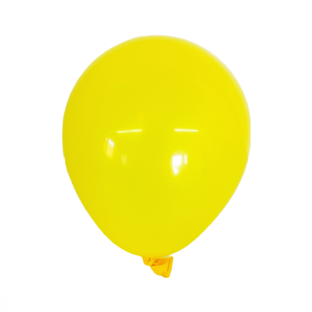 Set 200 baloane latex 13 cm Matte Galben, NR. 19 - ROC BAL1