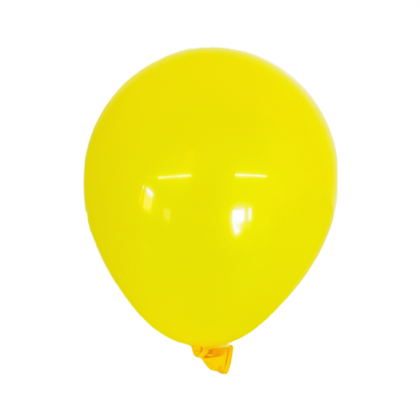 Set 200 baloane latex 13 cm Matte Galben, NR. 19 - ROC BAL1