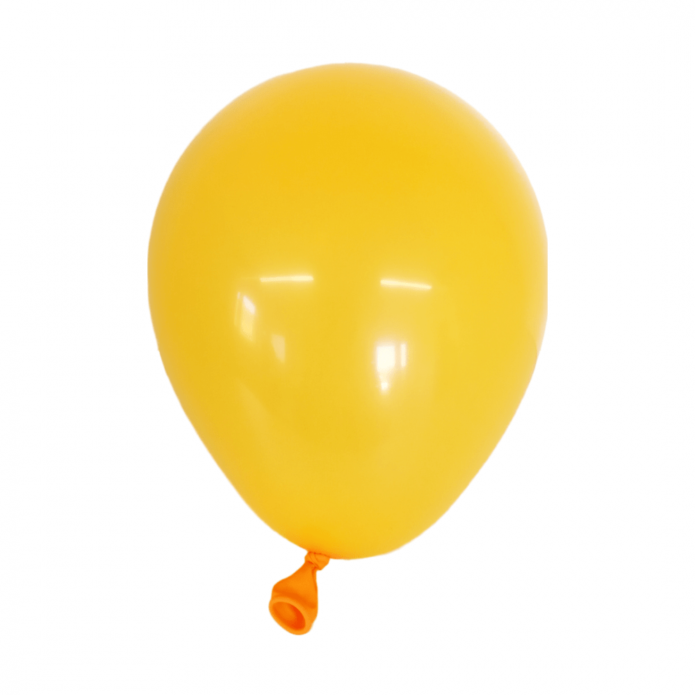 Set 200 baloane latex 13 cm Matte Orange, NR. 20 - ROC BAL1