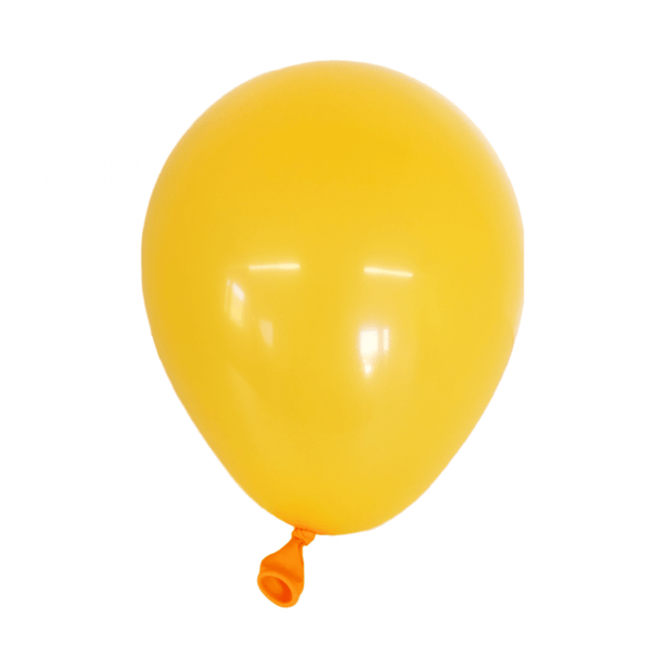 Set 200 baloane latex 13 cm Matte Orange, NR. 20 - ROC BAL1