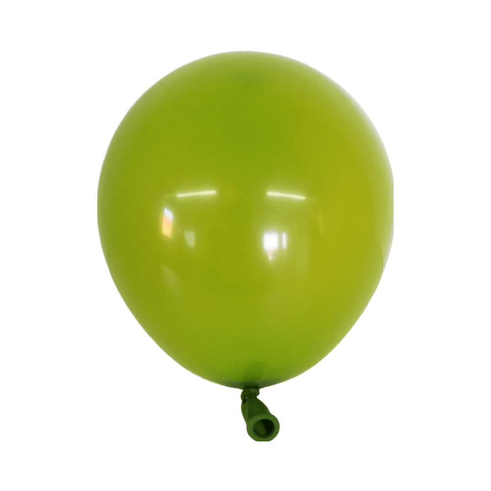 Set 200 baloane latex 13 cm Matte Verde olive, NR. 27 - ROC BAL1
