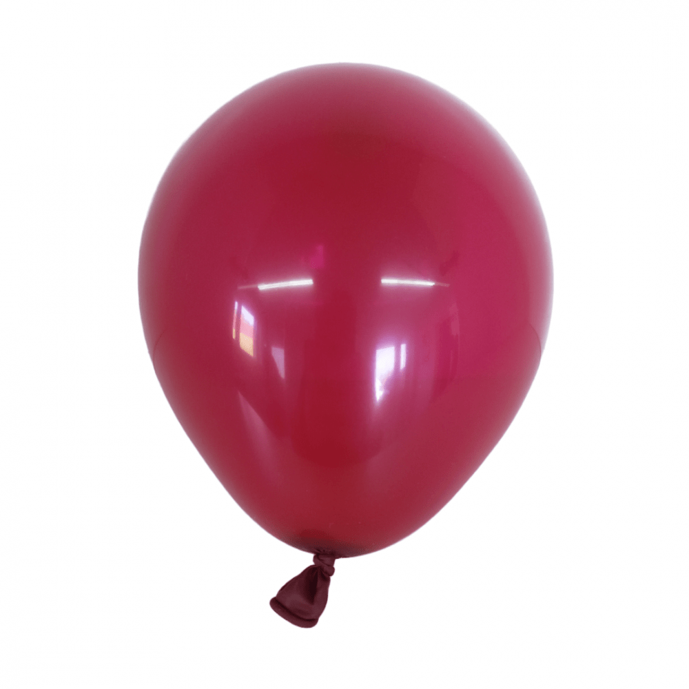 Set 200 baloane latex 13 cm Matte Visiniu, NR. 29 - ROC BAL1