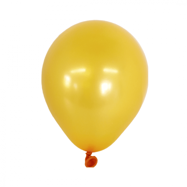 Set 200 baloane latex 13 cm Matte Auriu, NR. 40 - ROC BAL1