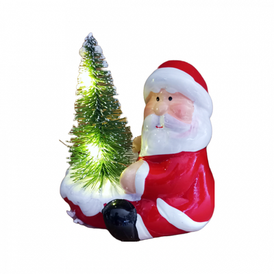 Decoratiune cu led model Mos Craciun