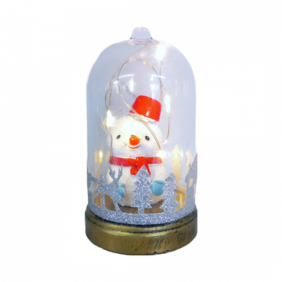 Decoratiune cu led model Om de zapada