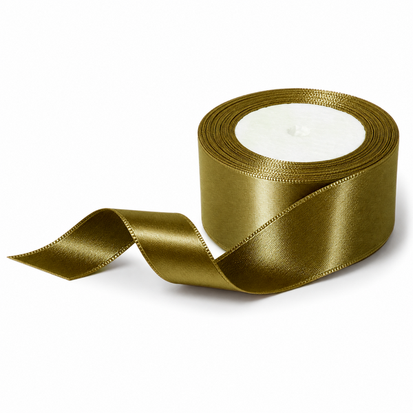 Rolă panglică satin, 4 cm, culoare maro NR. 18 - ROC 0811