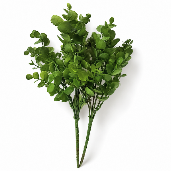 Set 2 crenguțe artificiale, culoare verde închis - ROC AF10