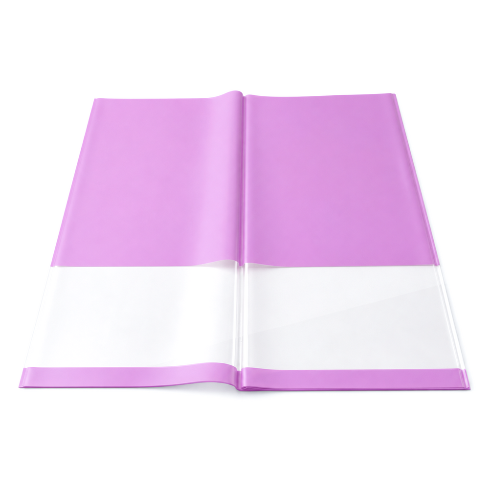 Coli celofan cu chenar transparent, culoare lila - ROC A19