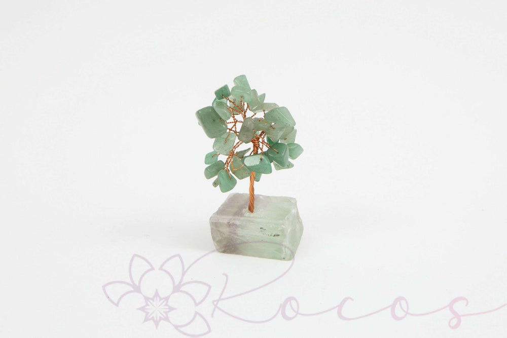 Decoratiune copac cu cristale turcoaz
