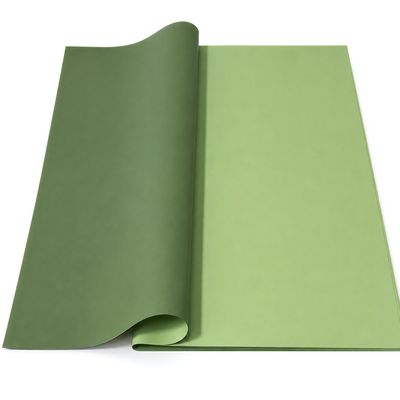 Coli celofan cu două fețe, culoare verde cu verde deschis J7496 - ROC A288