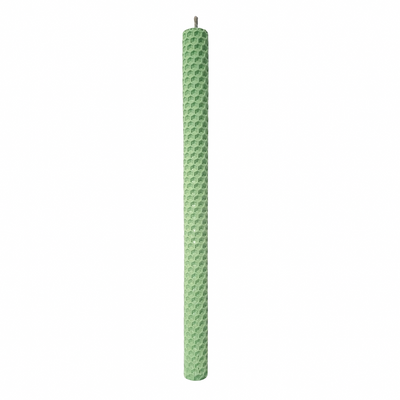 Set 6 lumânări din ceară tip fagure, culoare verde NR. 4 - 260/20