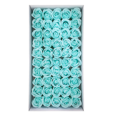 Set 50 trandafiri din săpun, culoare albastru - NR. 22 - ROC M1