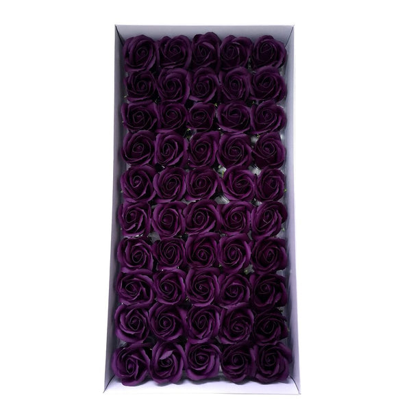 Set 50 trandafiri din săpun, culoare mov - NR. 37 - ROC M1