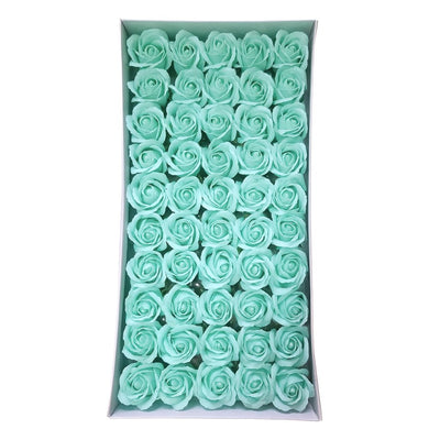 Set 50 trandafiri din săpun, culoare albastru - NR. 53 - ROC M1