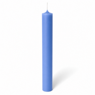 Lumânare din parafină pentru cununie și botez, 40 cm, culoare albastru NR. 9 - 40048 ALBASTRU