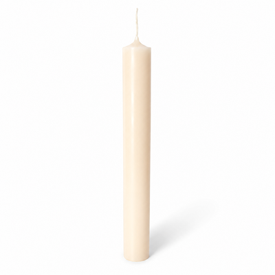 Lumânare din parafină pentru cununie și botez, 40 cm, culoare crem NR. 1 - 40048 CREM