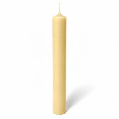 Lumânare din parafină pentru cununie și botez, 40 cm, culoare crem NR. 3 - 40048 CREM