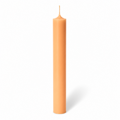 Lumânare din parafină pentru cununie și botez, 40 cm, culoare roz somon NR. 4 - 40048 SOMON