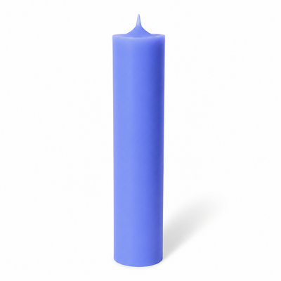 Lumânare din parafină pentru cununie și botez, 60 cm, culoare albastru NR. 9 - 60070 ALBASTRU