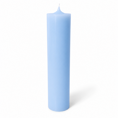 Lumânare din parafină pentru cununie și botez, 45 cm, culoare blue NR. 8 - 45070 BLUE