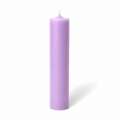 Lumânare din parafină pentru cununie și botez, 60 cm, culoare lila NR. 7 - 60070 LILA