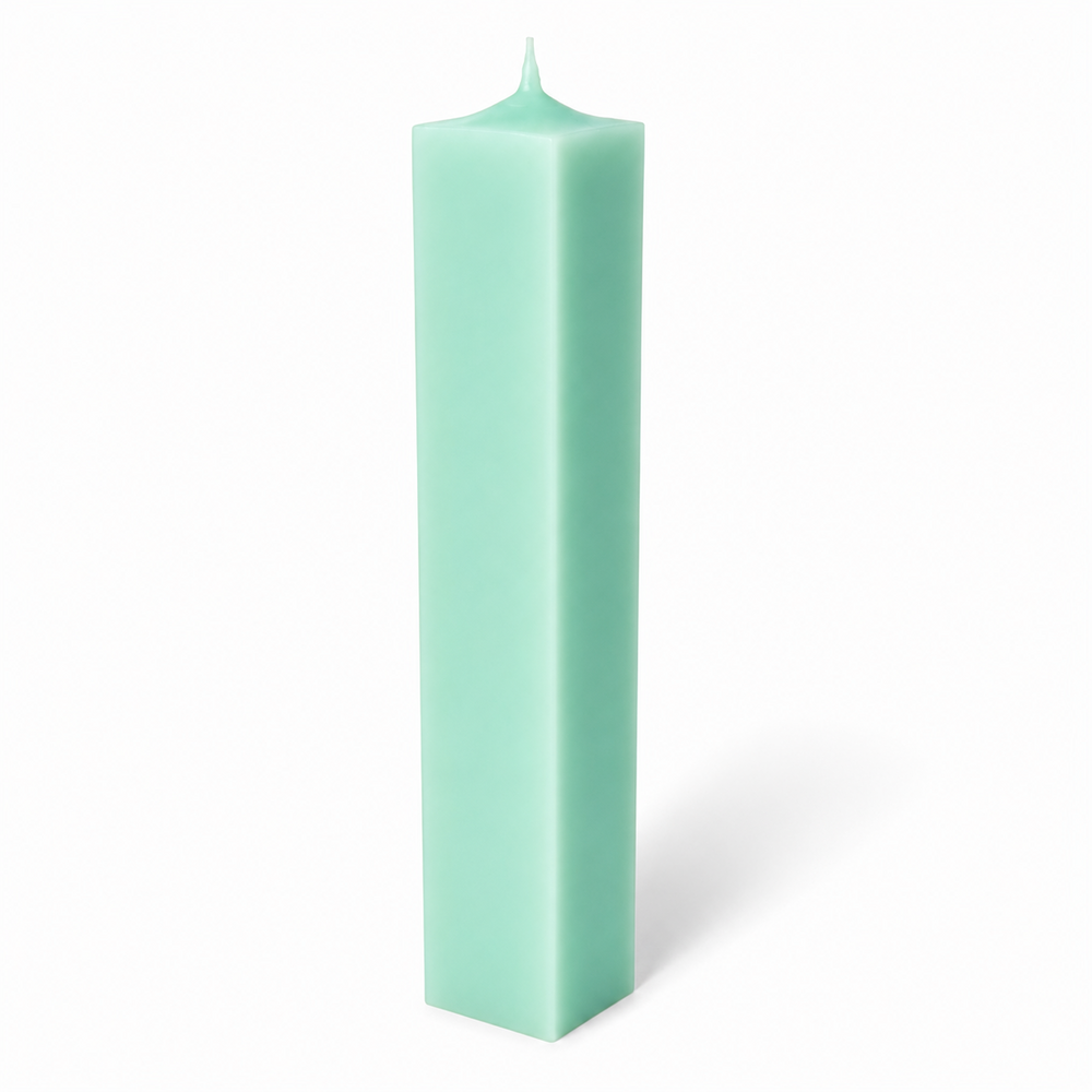 Lumânare din parafină pentru botez și cununie, 30 cm, culoare vernil NR. 10 - 30050 PĂTRAT VERNIL