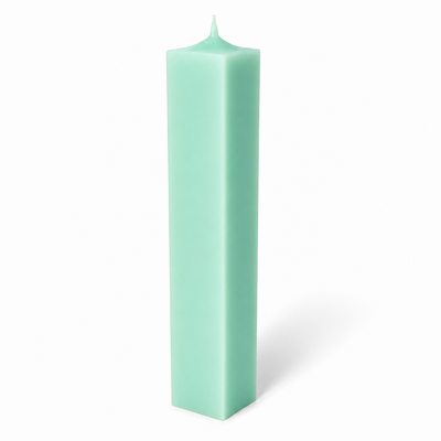 Lumânare din parafină pentru botez și cununie, 30 cm, culoare vernil NR. 10 - 30050 PĂTRAT VERNIL