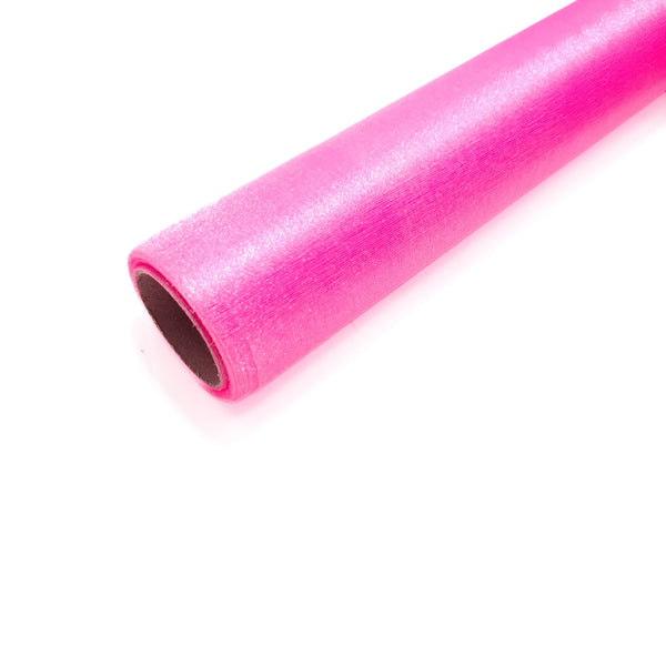 Rolă organza, culoare roz închis - ROC A27