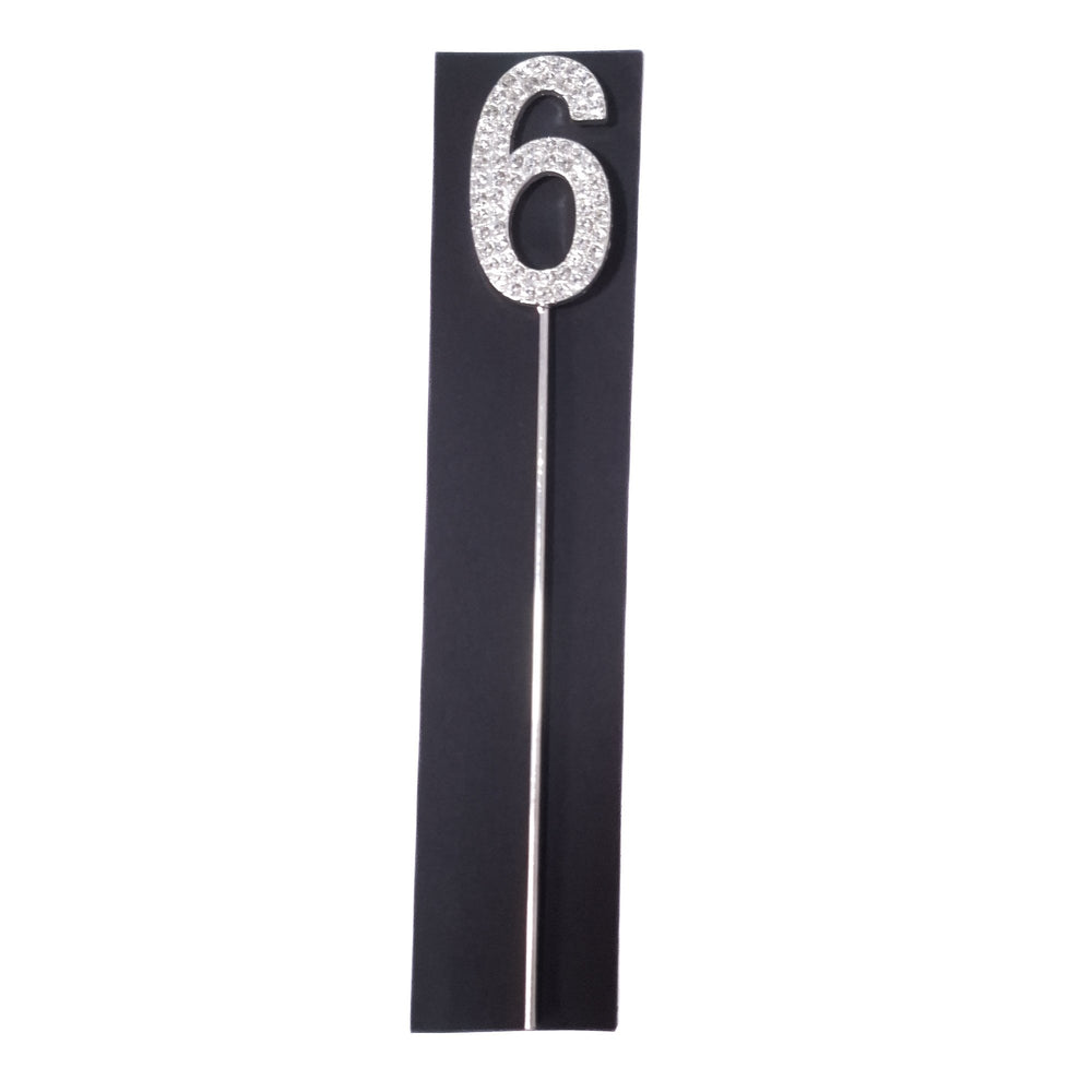 Topper pentru tort cifra ”6” - ROC P100
