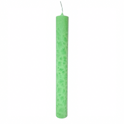 Lumânare tip gheață pentru cununie și botez, culoare verde - 40048 ST VERDE