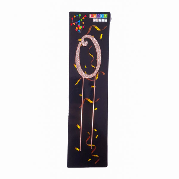 Topper pentru tort cifra ”0” - ROC P102