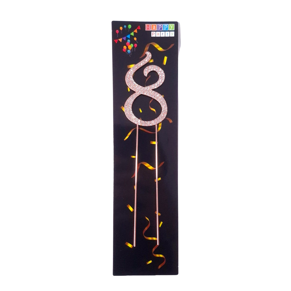 Topper pentru tort cifra ”8” - ROC P102