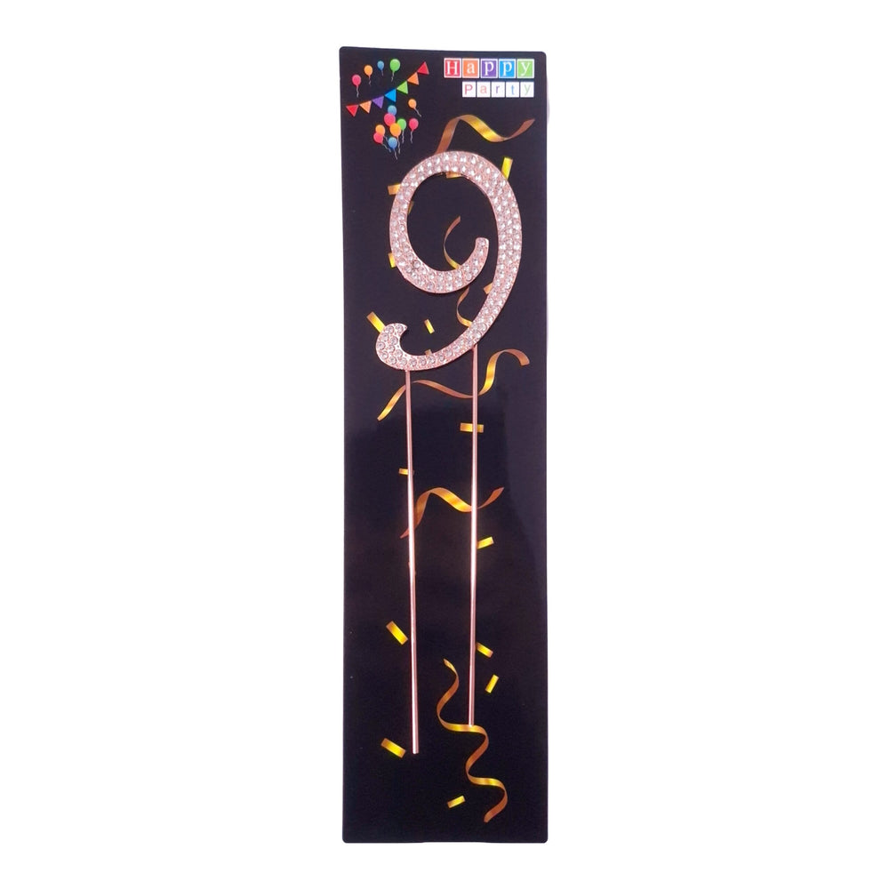 Topper pentru tort cifra ”9” - ROC P102