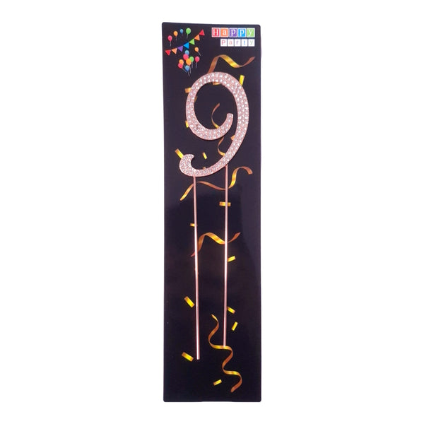 Topper pentru tort cifra ”9” - ROC P102