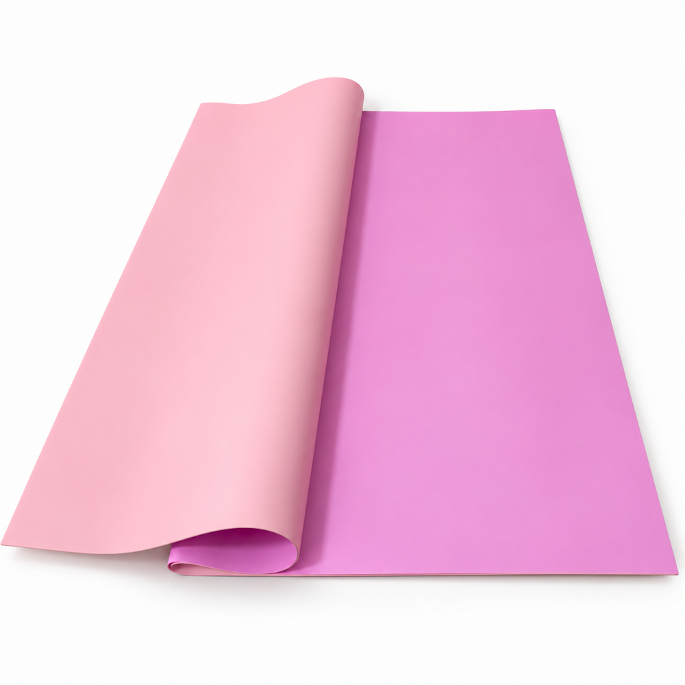 Hojas de celofán de doble cara, 58 × 58 cm, set de 20 hojas — Amarillo / Naranja R52