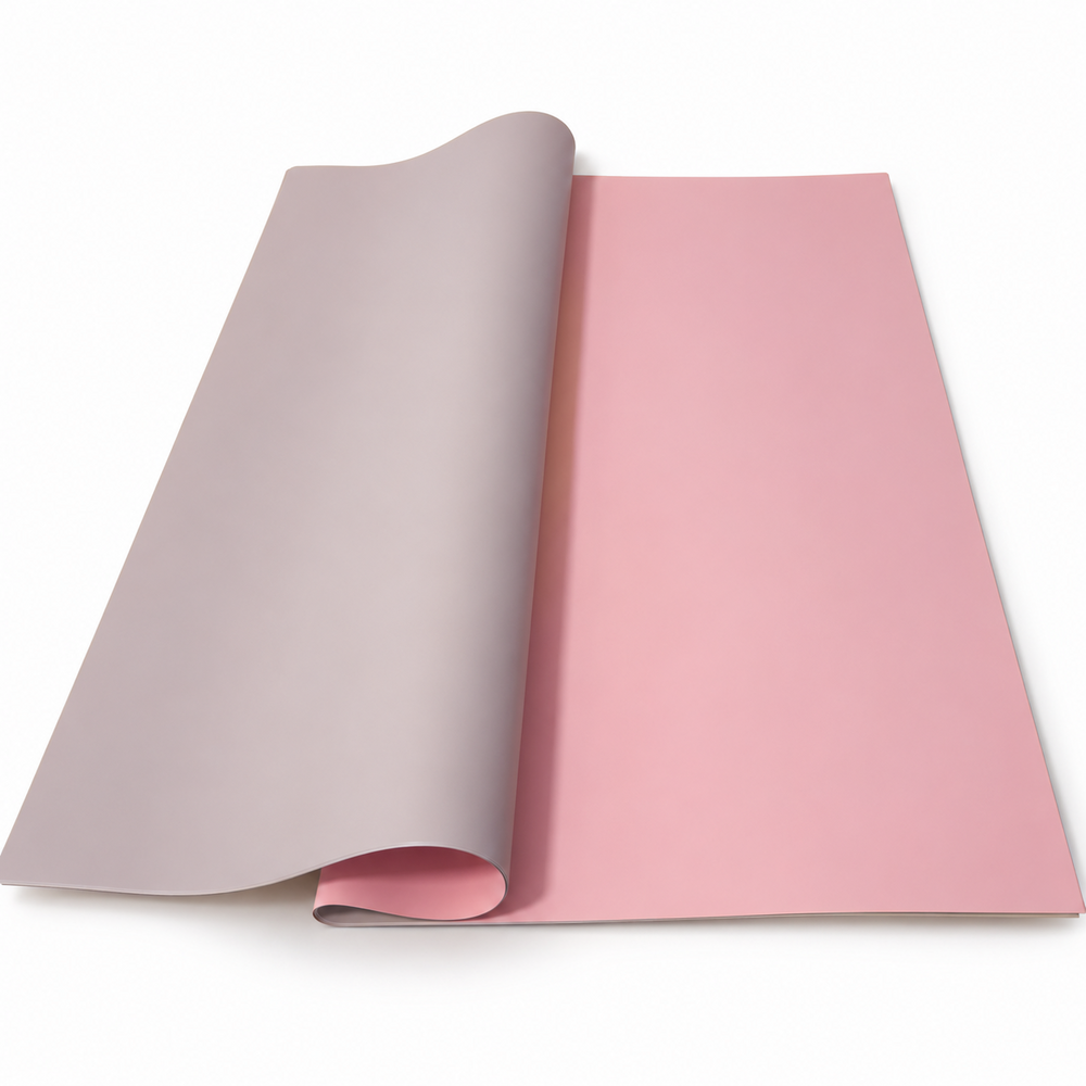 Fogli in cellophane bifacciale, 58 × 58 cm, set 20 fogli — Giallo / Arancione R52