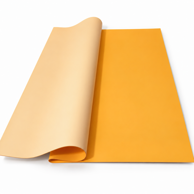 Fogli in cellophane bifacciale, 58 × 58 cm, set 20 fogli — Giallo / Arancione R52