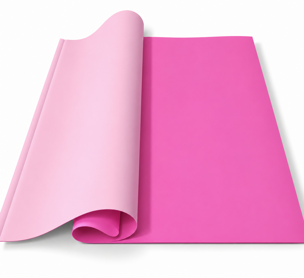 Fogli in cellophane bifacciale, 58 × 58 cm, set 20 fogli — Giallo / Arancione R52