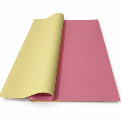 Fogli in cellophane bifacciale, 58 × 58 cm, set 20 fogli — Giallo / Arancione R52